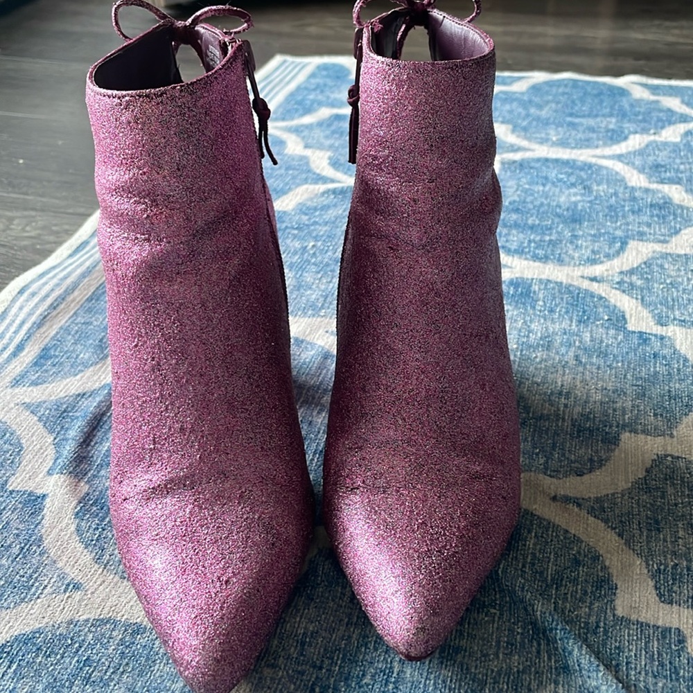 Handmade Upcycled Taylor Swift 1989 Glitter Booties
